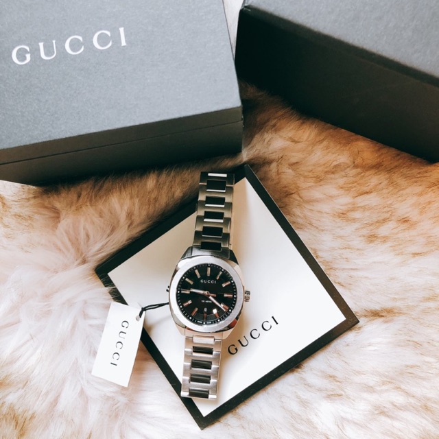 GUCCI GG2570 Black Dial Stainless Steel Watch