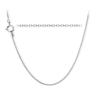 SNOWY HERRITAGE สร้อยคอเงินแท้ 925 Silver Jewelry รุ่น SN0118 เคลือบทองคำขาว