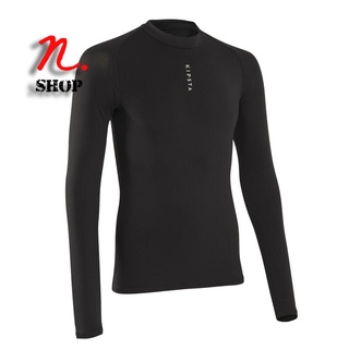 เสื้อรองในสำหรับผู้ใหญ่ KIPSTA ADULT BASE LAYER TOP KEEPDRY 100