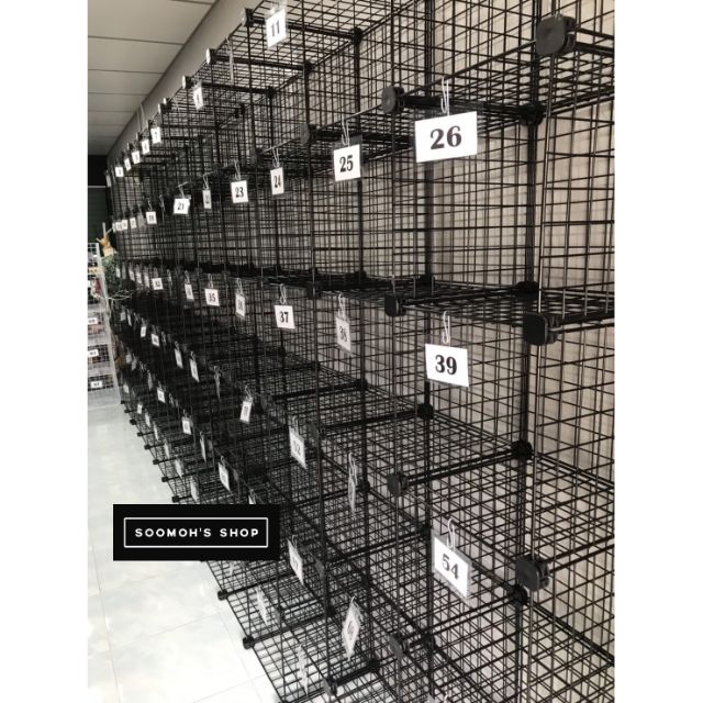 《32ซม.ตะแกรงเหล็ก》ตะแกรงสต็อคของ / ตัวล็อคตะแกรง ชั้นวางของ DIY ทำคอก ทำชั้นสต็อคของ ตะแกรงหนัก 0.45