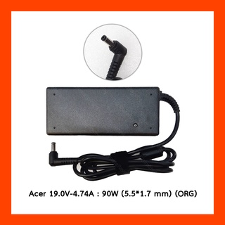 Adapter Acer 19.0V 4.74A 90W (5.5*1.7) กล่องขาว ORG