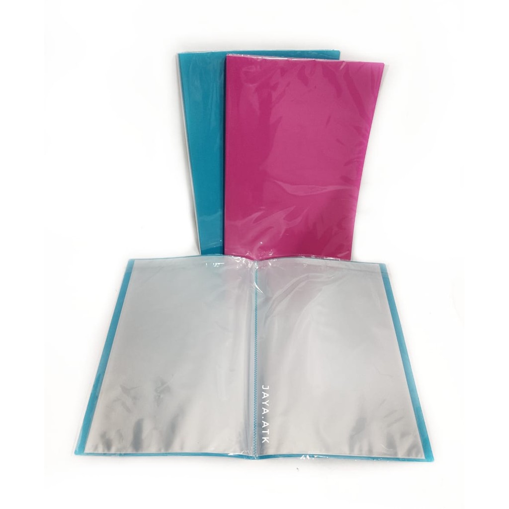 CLEAR DOCUMENT HOLDER F4 FOLIO 20 LBR KING JIM 176GA-F DOCUMENT KEEPER HOLDER GOOD