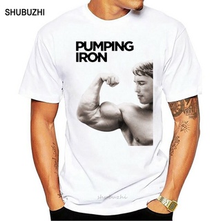 เสื้อยืด พิมพ์ลาย Pumping Iron Arnold Schwarzenegger แฟชั่นฤดูร้อน สําหรับผู้ชายS-5XL