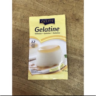 Gelita Gelatine เจลาตินแผ่น 20 กรัม (12 แผ่น)