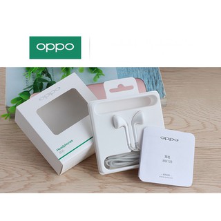 หูฟัง OPPO  ใช้ได้กับ OPPO ทุกรุ่น เสียงดี ไพเราะ นุ่มหู