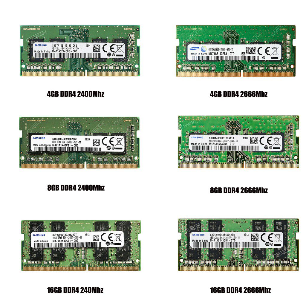 Laptop Memory PC4-2666 OFFTEK 4GB Replacement RAM Memory for HP-Compaq Pavilion Notebook 15-rb017nq DDR4-21300
