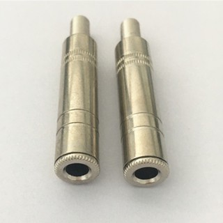 6.35mm Female jack W/cable protector Repair Audio Connector With Spring