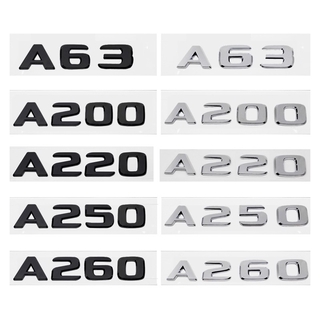 สติ๊กเกอร์โลโก้ติดรถยนต์พลาสติก Abs สําหรับ Mercedes Benz A 63 A 200 A 220 A 250 A 260