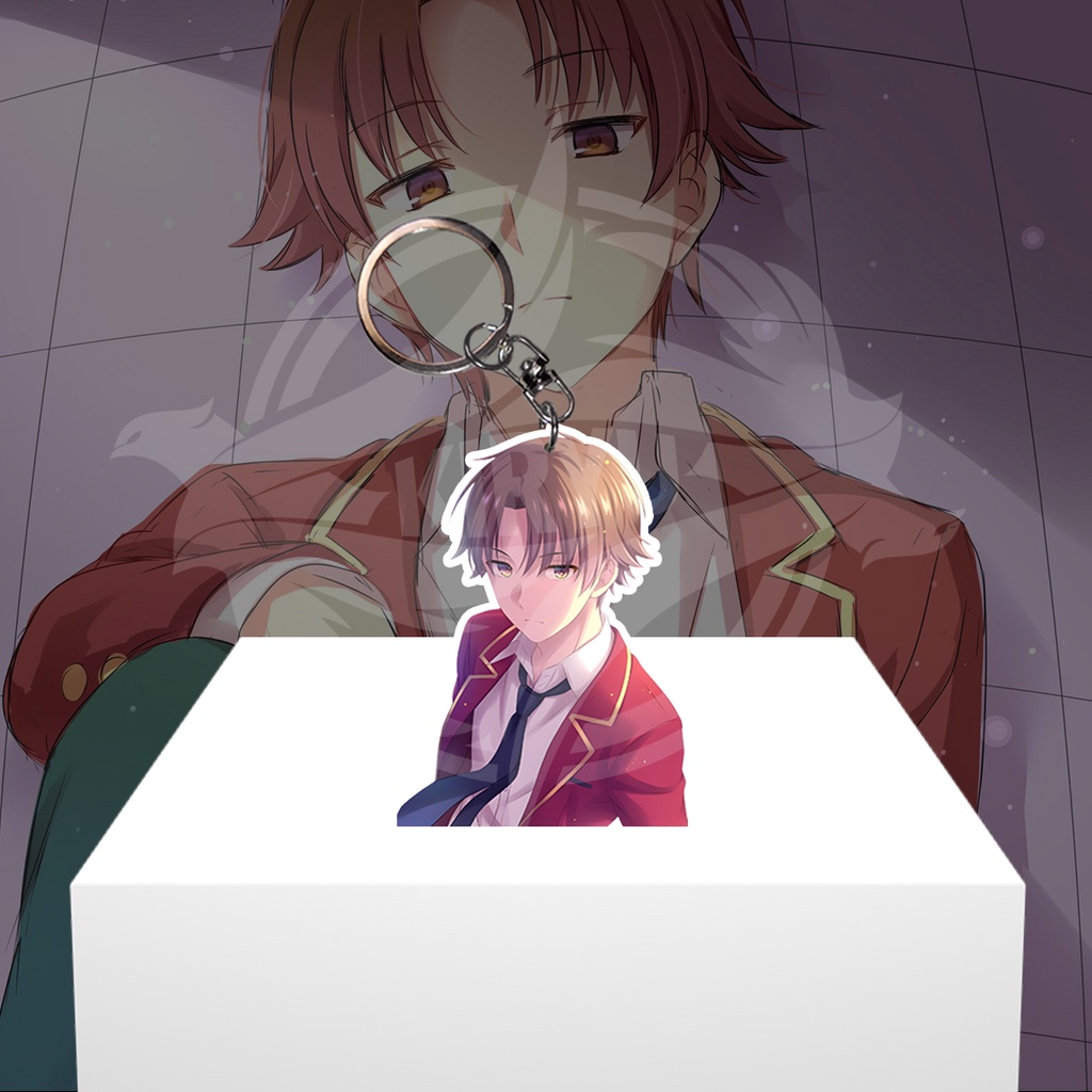 GANTUNGAN Classroom of the Elite Anime HP พวงกุญแจ Ayanokouji Kiyotaka - อะคริลิค Ganci - พวงกุญแจอะคริลิค
