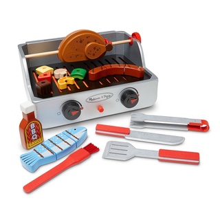 BBQ ปิ้งย่าง Melissa &amp; Doug Rotisserie &amp; Grill Barbecue Set