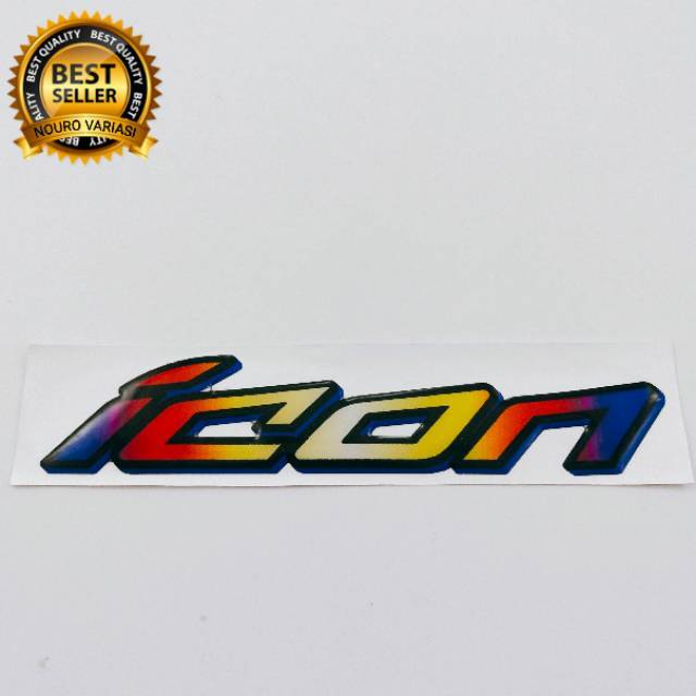 สติ๊กเกอร์ยางนูน 3D โลโก้สัญลักษณ์ HONDA ICON BEAT C thailand thailook babylook