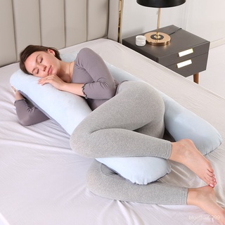 【บลูไดมอนด์】Pregnancy Pillow Bedding Full Body Pillow for Pregnant Women Comfortable U-Shape Cushion Long Side Sleeping