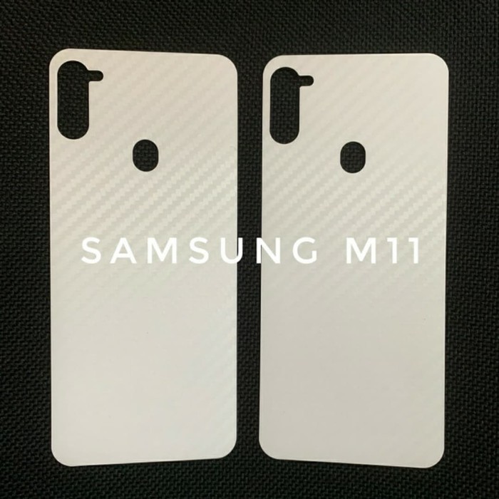 Samsung M11 Carbon Skin / Samsung A11 Back Skin Handphone Protector