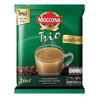 มอคโคน่า ทรีโอ กาแฟ 3in1 เอสเปรสโซ่ (18 กรัม x 27 ซอง)