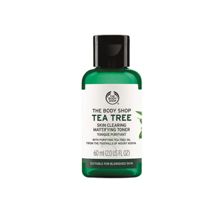 THE BODY SHOP TEA TREE SKIN CLEARING MATTIFYING FACIAL TONER 60ML เดอะบอดี้ ช็อป ที ทรี เฟเชียล โทนเนอร์ บำรุงผิวหน้า