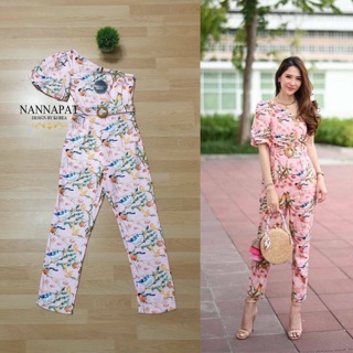 umpsuit+เข็มขัด ป้าย NANNAPAT