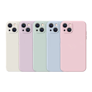 T🇹🇭เคสกำมะหยี่ขอบเหลี่ยม ใช้สำหรับ iPhone 13 Pro Max 13 Mini PTU Case เคสใช้สำหรับไอโฟน เคสซิลิโคน เคสไอโฟน แบบซิล
