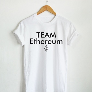 TEAM ETHEREUM เสื้อยืด เสื้อยืดสกรีน เสื้อคริปโต เสื้อ ETH อีเธอเรียม Crypto Currency เสื้อบิตคอย