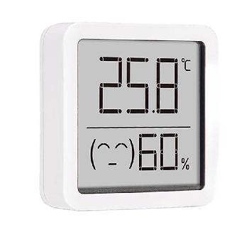 Deli เครื่องวัดอุณหภูมิความชื้น เครื่องวัดอุณภูมิดิจิตอล ขนาดเล็ก Temperature and Humidity Sensor