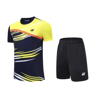 Yonex ใหม่ เสื้อกีฬาแขนสั้น ลายแบดมินตัน สําหรับผู้ชาย และผู้หญิง 2022