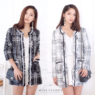 เสื้อคลุมผ้าชาแนล งานสวยใส่ได้ทุกฤดู☀️