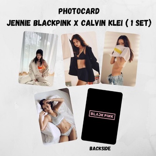 โฟโต้การ์ด Blackpink X CALVIN Lei JENNIE (1 ชุด)