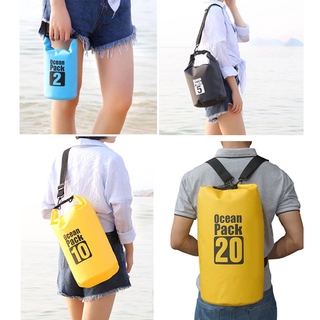 OCEAN PACK กระเป๋าพีวีซีกันน้ําขนาด 2 L - 30 L สําหรับพายเรือคายัคตั้งแคมป์