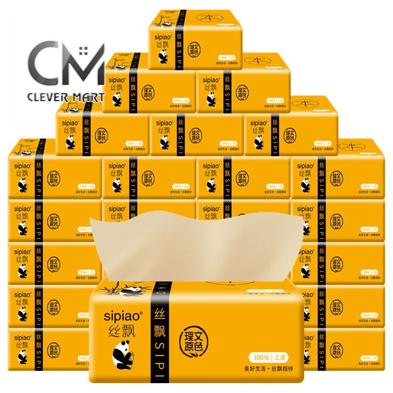 SIPAO Panda Napkin ปลอดภัย ไร้สารฟอกขาว