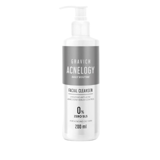 [ลดทันที 80 กรอกโค้ด CEEOYTQ] Gravich Acnelogy Corrective Facial Cleanser 200 ml เจลล้างหน้าสำหรับผิวเป็นสิว