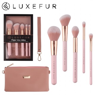 [พร้อมส่ง/ของแท้] เซ็ทแปรงแต่งหน้า 5 ชิ้น คุณภาพดี LUXEFUR Perfect Love Edition 5 pieces brush set