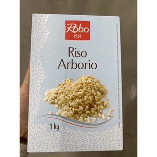 ริโซ่ อาร์โบริโอ้ ( ข้าวสาร สำหรับทำ ริซอตโต้ ) ตรา โรโบ 1 Kg. Riso Arborio ( Robo Brand )