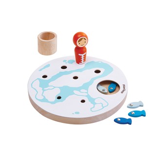 PlanToys 4630 Ice Fishing Game ของเล่นไม้ เสริมพัฒนาการ เกมเอสกิโมตกปลา