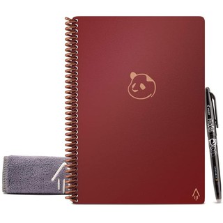 สมุดแพลนเนอร์ใช้ซ้ำ ปากกา/ผ้าไมโครไฟเบอร์ Rocketbook Panda Planner - Reusable Daily, Weekly, Monthly, Planner USA Import