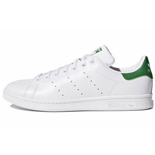 พร้อมส่ง️【ของแท้ 100％】ADIDAS ORIGINALS STAN SMITH WHITE GREEN สีขาวและสีเขียว