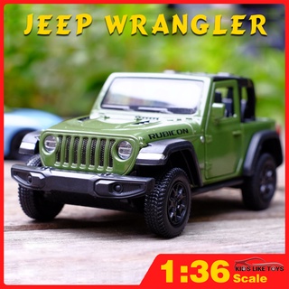 WRANGLER Klt โมเดลรถจี๊ปแรงเลอร์ 1/36 โลหะผสม ของเล่นสําหรับเด็กผู้ชาย