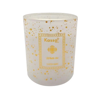 Chaixing Home  เทียนหอมในแก้ว GLITTER กลิ่น White Tea KASSA HOME รุ่น KL48134HD-WH