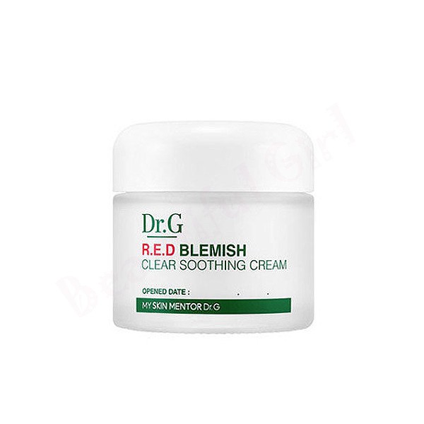 Dr.G RED BLEMISH CLEAR SOOTHING CREAM 70ml. 🌿Dr g (พร้อมส่ง)