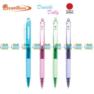 ปากกาหมึกเจล Quantum รุ่น Daiichi Dolly 0.5มม หมึกน้ำเงิน (จำนวน 1 ด้าม)