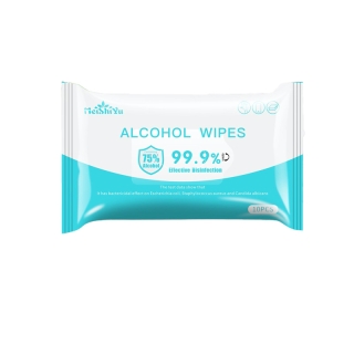 ทิชชู่ Alcohol wipes ทิชชู่แอลกฮอล์75% ทิชชู่เปียก พกพาง่ายไม่ระคายเคืองผิว 10แผ่น-50แผ่น กันได้99.99% พร้อมส่งทุกวัน