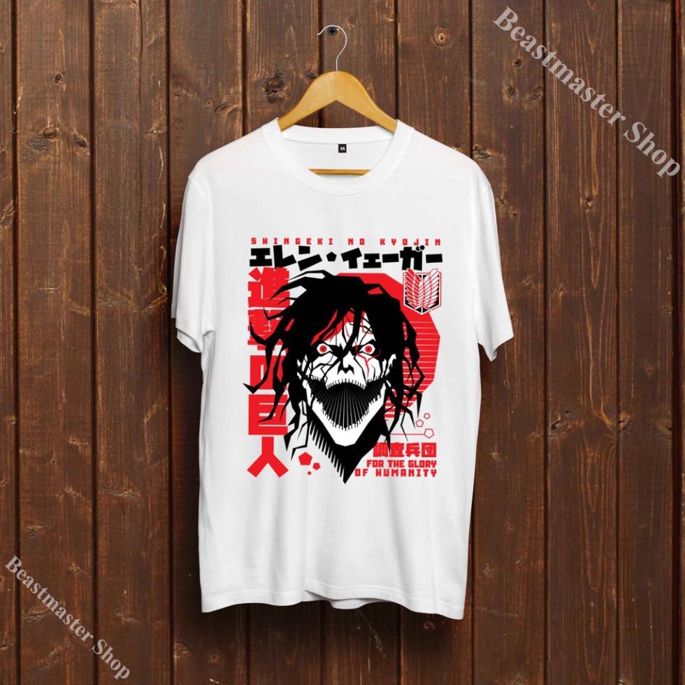 Unisex Eren Yeager - เสื้อยืด Unisex Attack on Titan - Cool Eren Yeager - EY-043