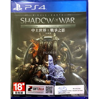 PS4 Middle-earth: Shadow of war silver (Zone3/Asia)( English ) แผ่นเกมส์ ของแท้ มือหนึ่ง มือ1 ของใหม่ ในซีล