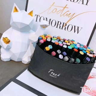 🌈ปากกาเมจิกไฮไลท์ 2in1 เซ็ต 80สี สีเข้มสดใส✏️✏️