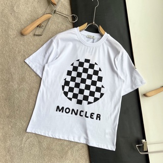 [S-5XL] เสื้อยืดแขนสั้นลําลอง คอกลม พิมพ์ลาย Moncler Mengkou ทรงหลวม แฟชั่นฤดูร้อน สําหรับผู้ชายสามารถปรับแต่งได้