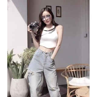 💕PP♡CLOSET💕พร้อมส่ง16สี‼เสื้อกล้ามครอปแขนเว้า ผ้าหนา2ชั้นทั้งตัว กระชับเข้ารูป(เนื้อผ้าเรยอน)เสื้อกล้ามครอปสายฝอ.