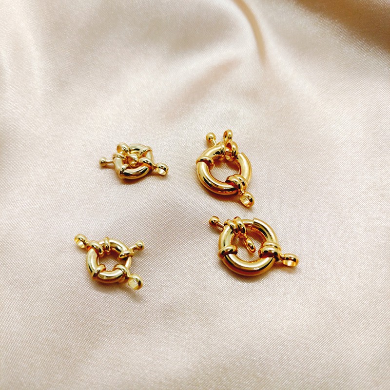 อุปกรณ์เสริมสําหรับกําไลข้อมือสร้อยคอสร้อยข้อมือชุบทอง 18K DIY