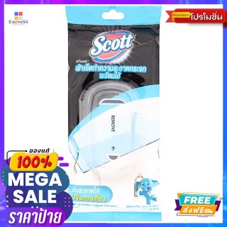 สก๊อตต์ผ้าเช็ดทำความสะอาดกระจก 30 แผ่นSCOTT WIPES GLASS MIRROR 30 PCS