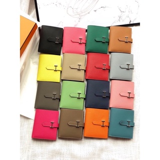 พรี Hermes bearn wallet epsom 12*10cm กระเป๋าสตางค์ หนังแท้ กระเป๋าเงิน เหรียญ