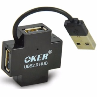 OKER USB Hub 4 Port V2.0 H-409 (สีดำ)