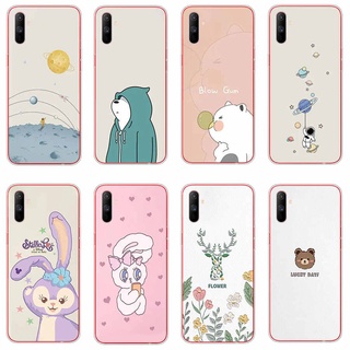 เคสโทรศัพท์ซิลิโคน TPU แบบนิ่ม สําหรับ OPPO realme c1 c2 c3