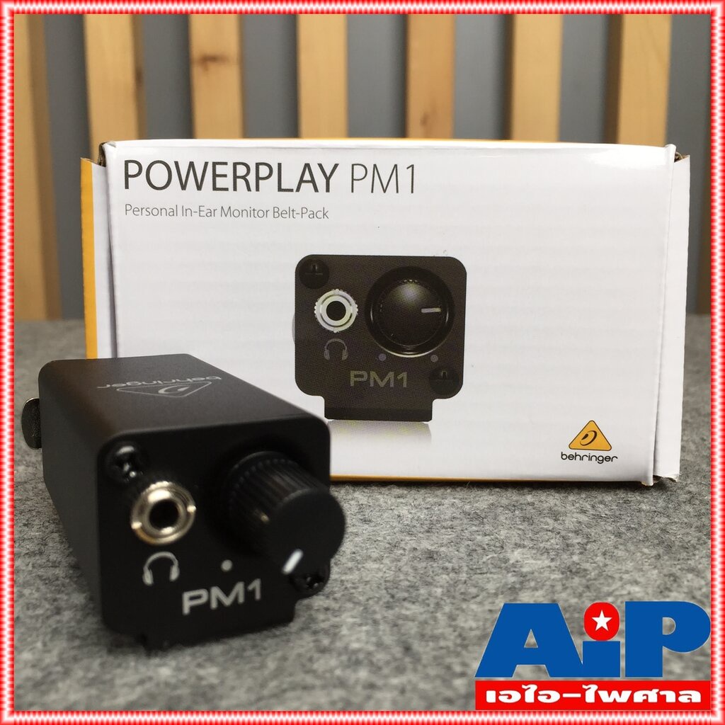 BEHRINGER PM1 in-ear monitor amplifier EarMonitor เครื่องช่วยฟัง หูฟังMonitor เครื่องเสียบหูฟัง เอไอ